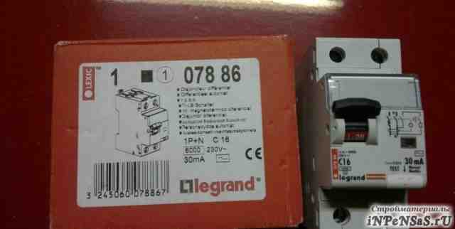 Legrand автоматический выключатель 30MA C16 