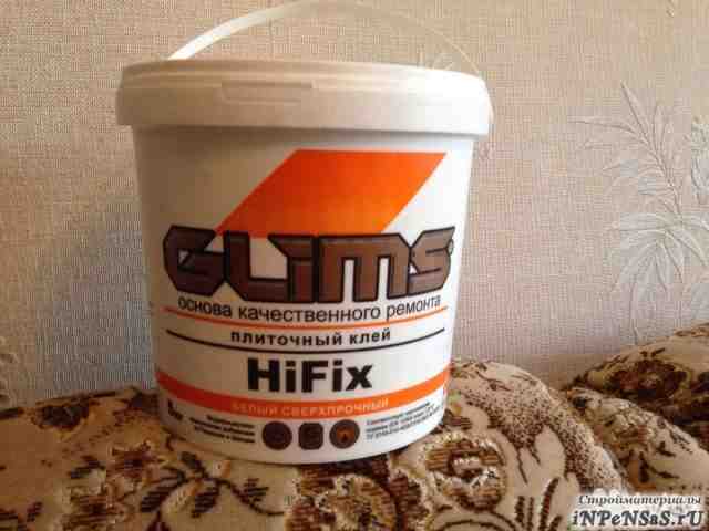 Плиточный клей Glims HiFix 